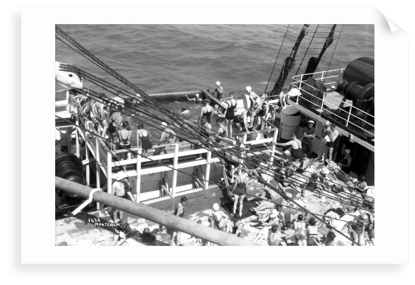 Swimming Pool aboard the 'Montcalm' by Marine Photo Service