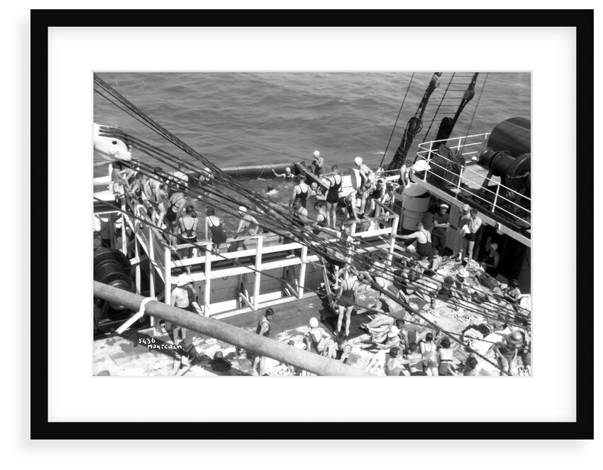 Swimming Pool aboard the 'Montcalm' by Marine Photo Service