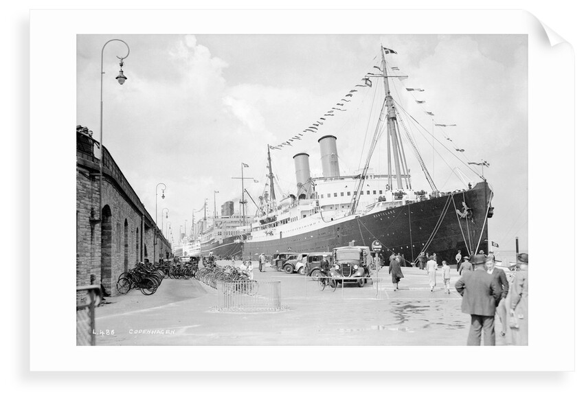 Cruise ships at Copenhagen, Denmark by Marine Photo Service