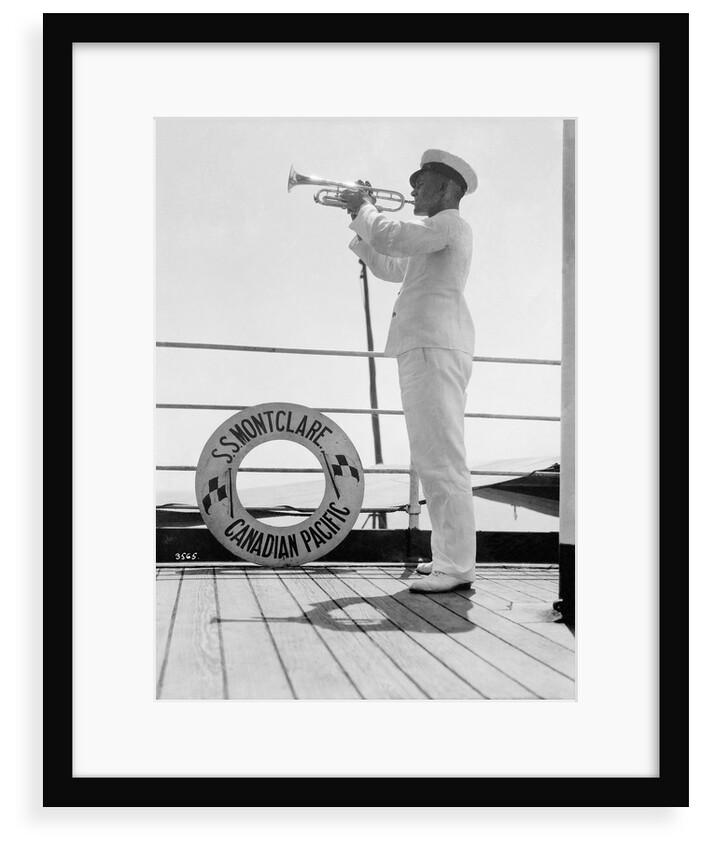 Lunchtime on board the 'Montclare' by Marine Photo Service