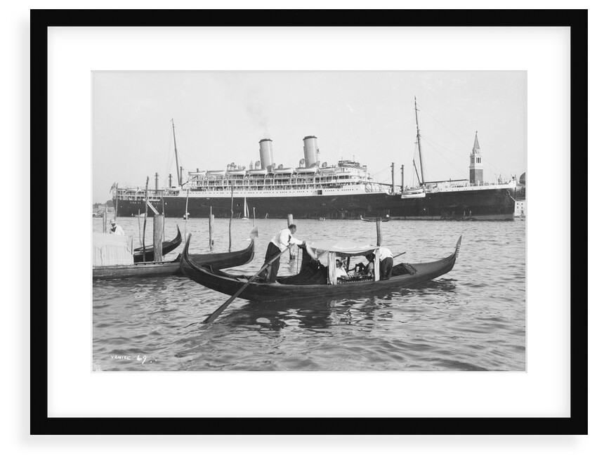 The 'Orford' at Venice, Italy by Marine Photo Service