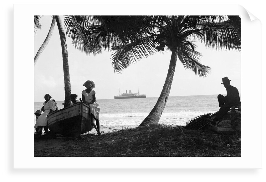 The 'Orontes' off the coast of Tobago, West Indies by Marine Photo Service