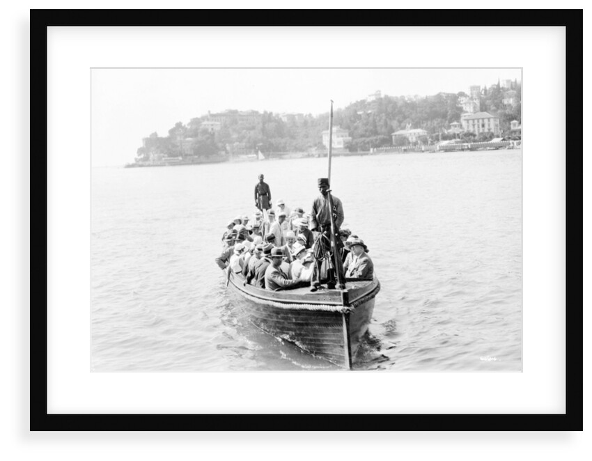 Passengers being to 'Strathcaird' off fjord of Norway by unknown