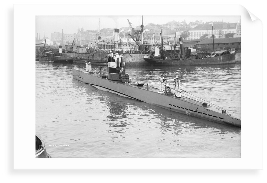 German submarine U-14 at Lisbon, Portugal, July-September 1937 by unknown