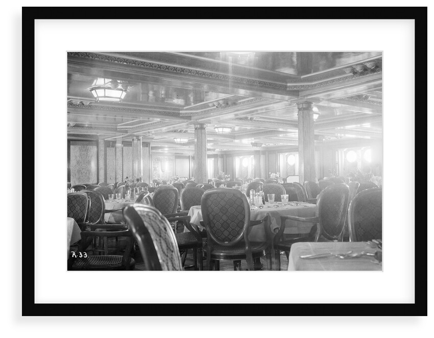 First-class dining salon aboard the 'Viceroy of India' by Marine Photo Service