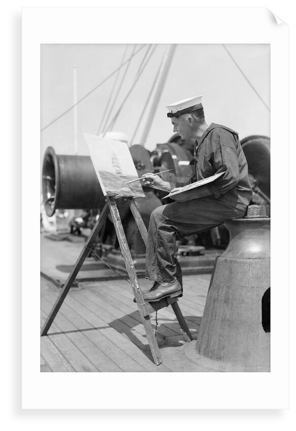 Seaman at recreation by Marine Photo Service