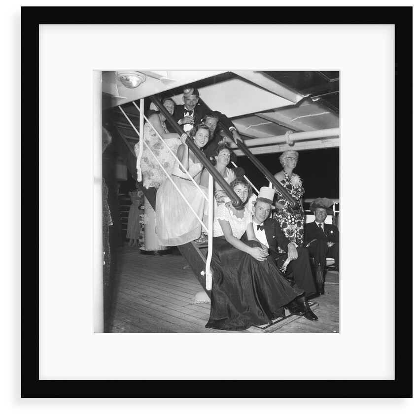 Cocktail party aboard the 'Chusan' by Marine Photo Service