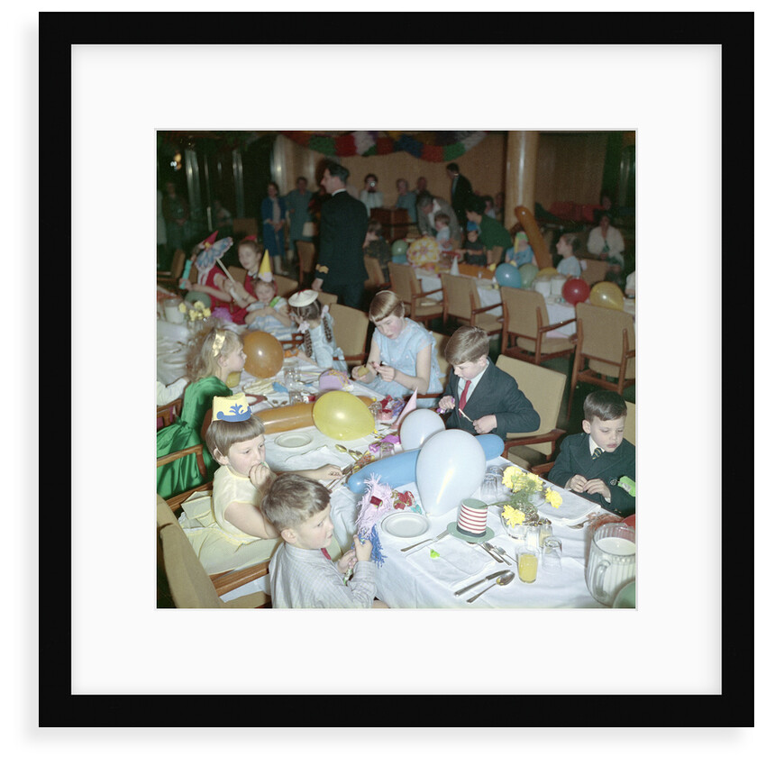 Children's party on the 'Empress of Canada' by Marine Photo Service