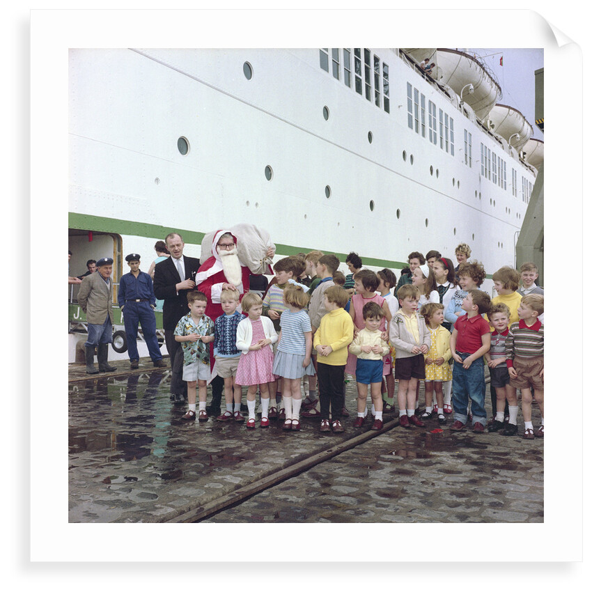 Christmas aboard the 'Empress of England' by Marine Photo Service