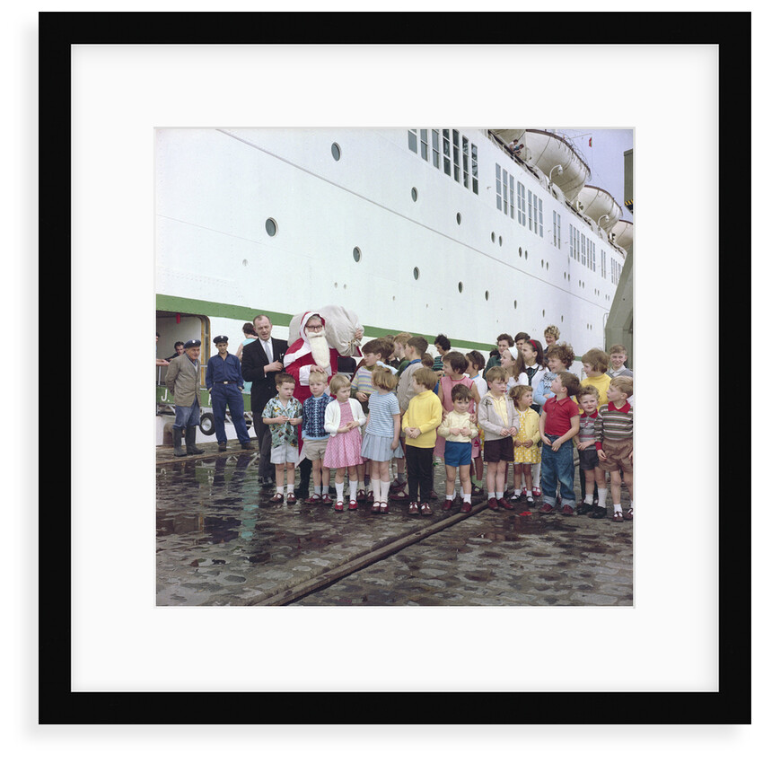 Christmas aboard the 'Empress of England' by Marine Photo Service