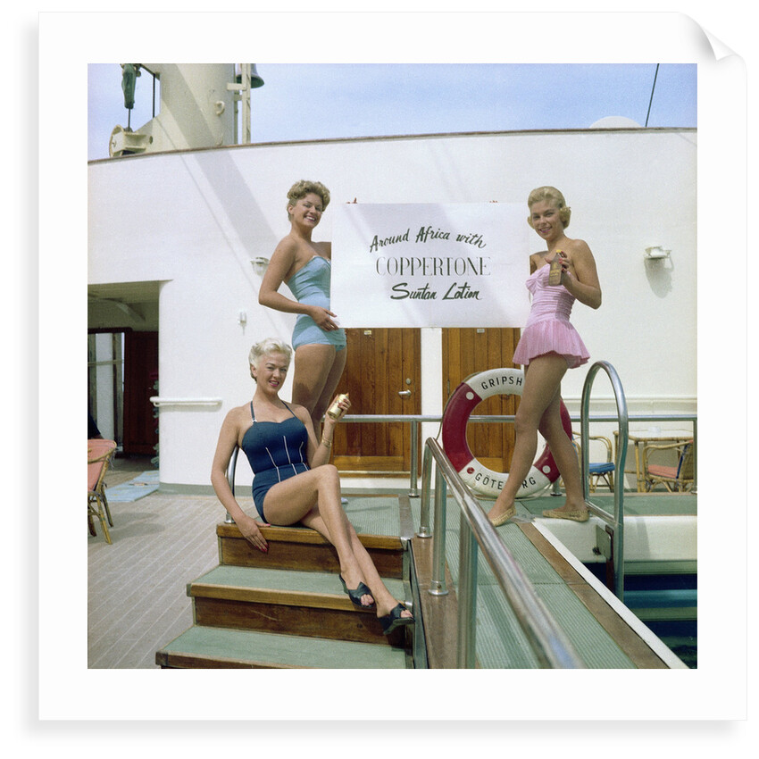Around Africa with Coppertone Sunlotion' by Marine Photo Service