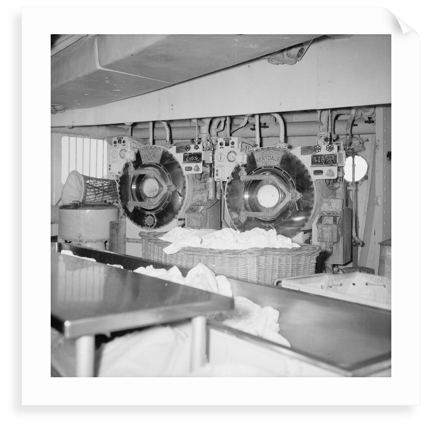 Laundry in the 'Iberia' by Marine Photo Service