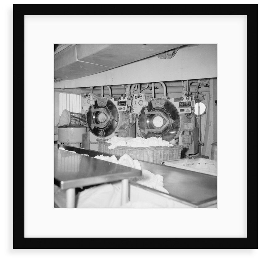 Laundry in the 'Iberia' by Marine Photo Service