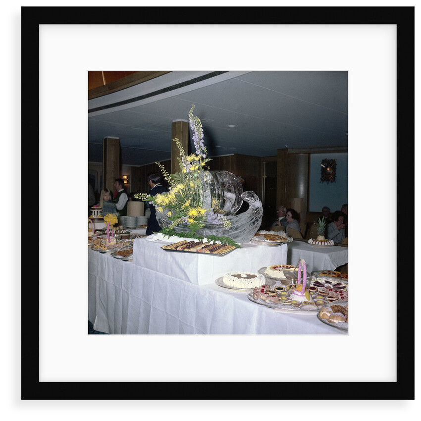 Smorgasbord aboard the 'Kungsholm' by Marine Photo Service