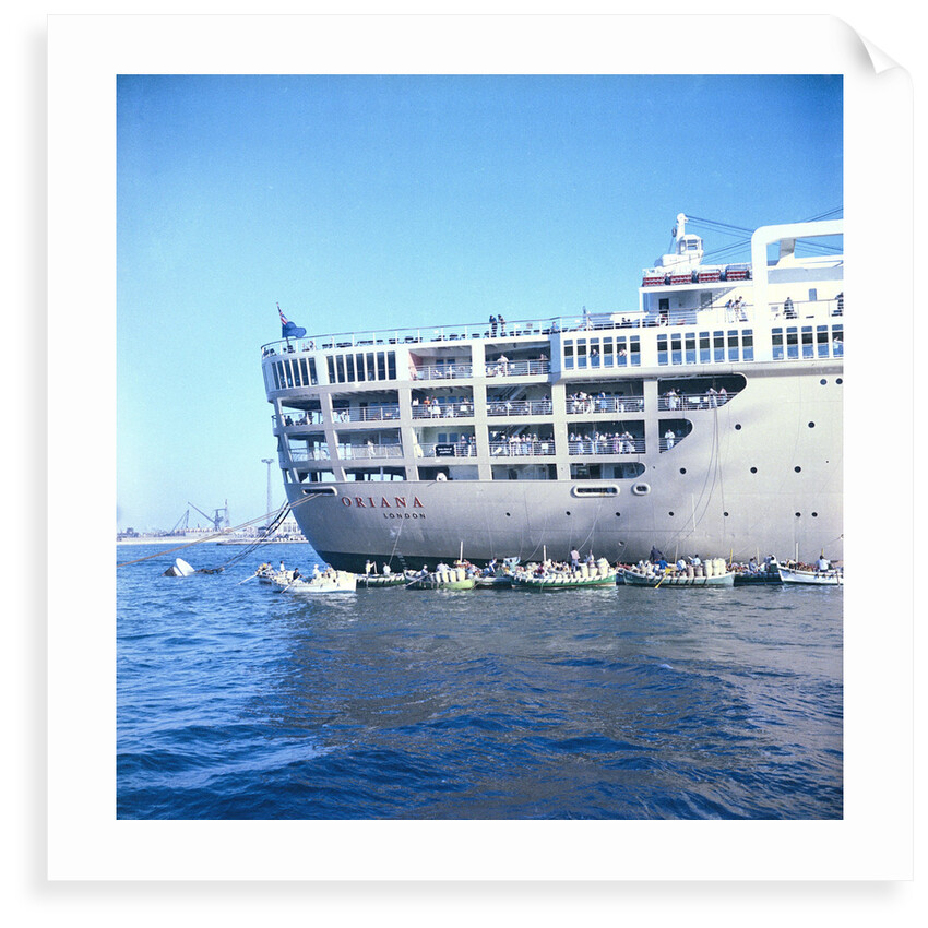Stern of the 'Oriana' by Marine Photo Service