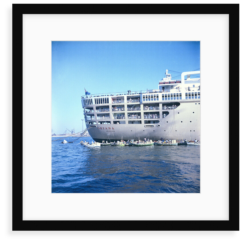Stern of the 'Oriana' by Marine Photo Service