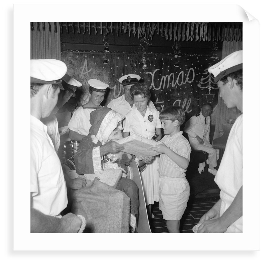 Christmas 1967 on the ship 'Orsova' (1954) by unknown