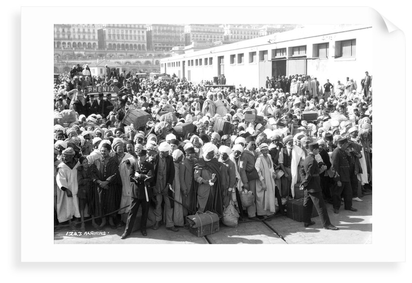 Arriving at the quayside at Algiers, Algeria by Marine Photo Service