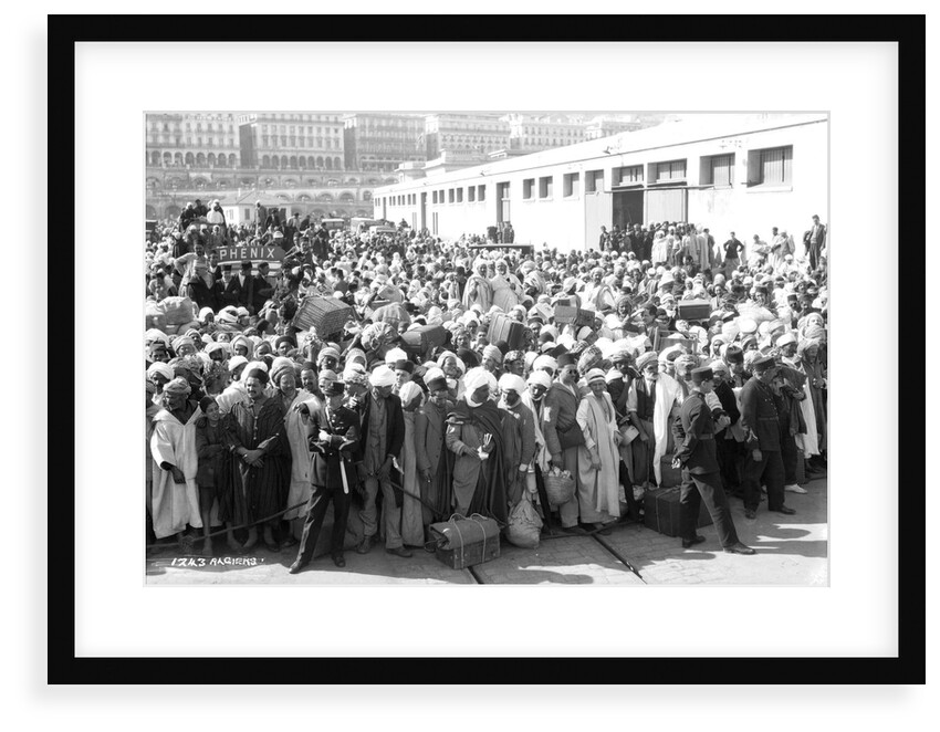 Arriving at the quayside at Algiers, Algeria by Marine Photo Service