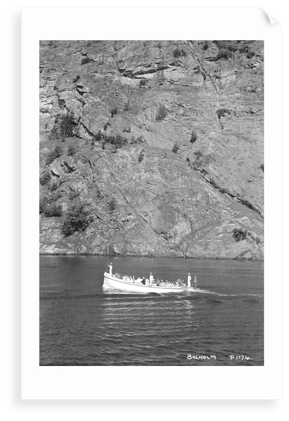 Tender approaching Balholm, Norway by Marine Photo Service