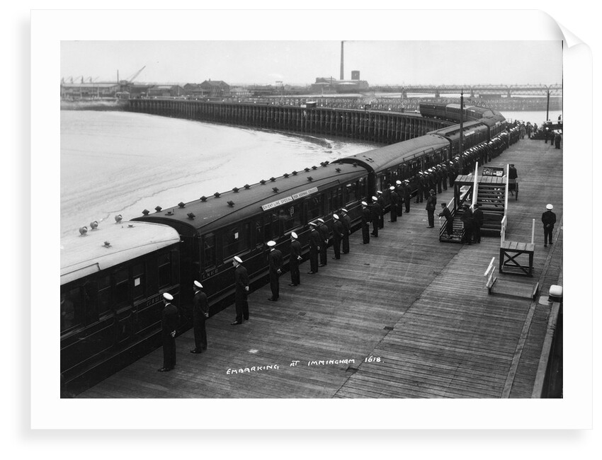 The railway station at Immingham Dock by Marine Photo Service