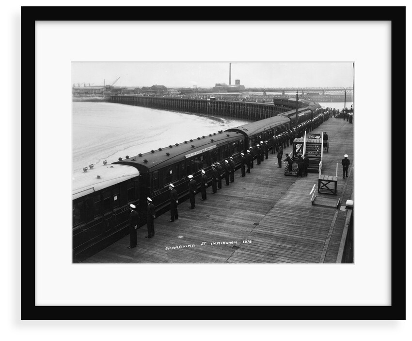 The railway station at Immingham Dock by Marine Photo Service