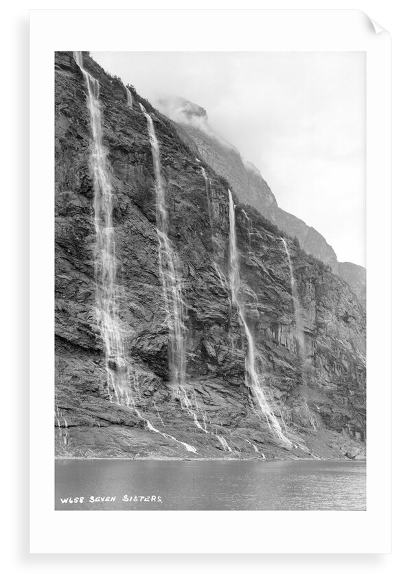 Seven Sisters Waterfall, Geirangerfjord, Norway by Marine Photo Service