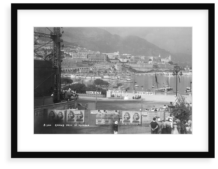 The Monaco Grand Prix, Monte Carlo, 8 August 1937 by Marine Photo Service