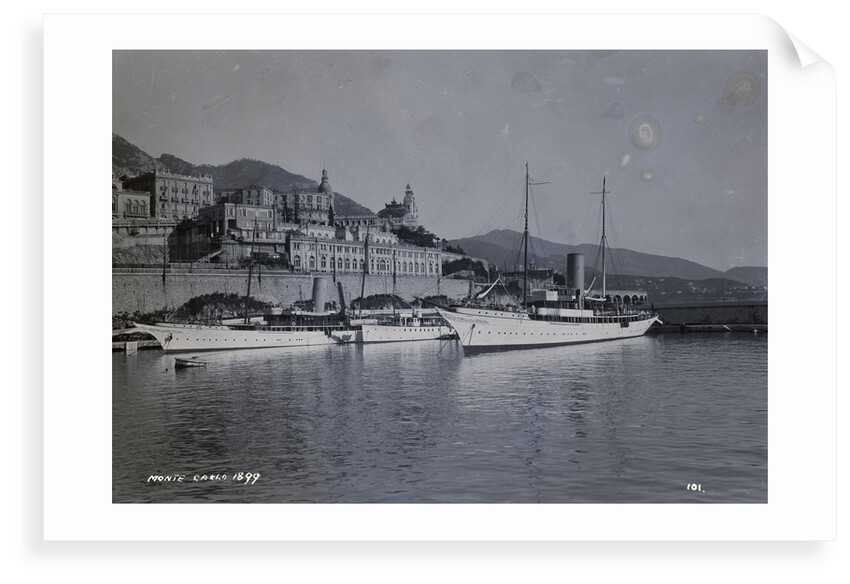 Private steam and motor yachts in Port Hercule at Monaco by Marine Photo Service