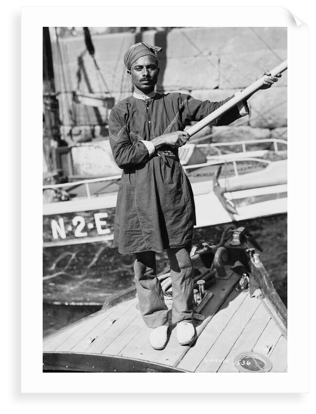 Lascar crew member at Narvik, Norway by unknown
