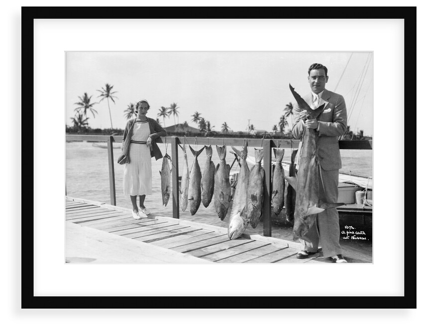 A fine catch at Nassau by Marine Photo Service