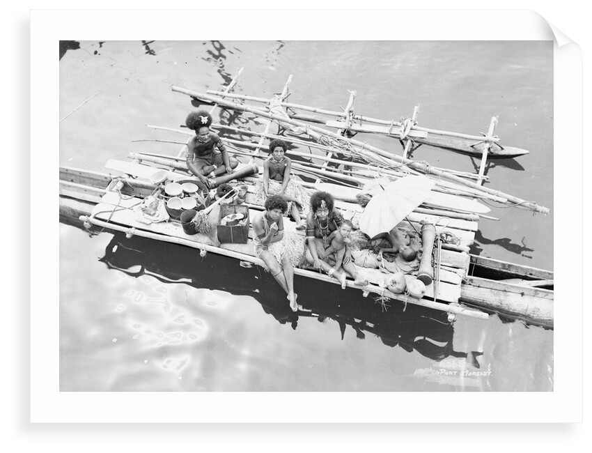 A family from Port Moresby, Papua New Guinea by Marine Photo Service