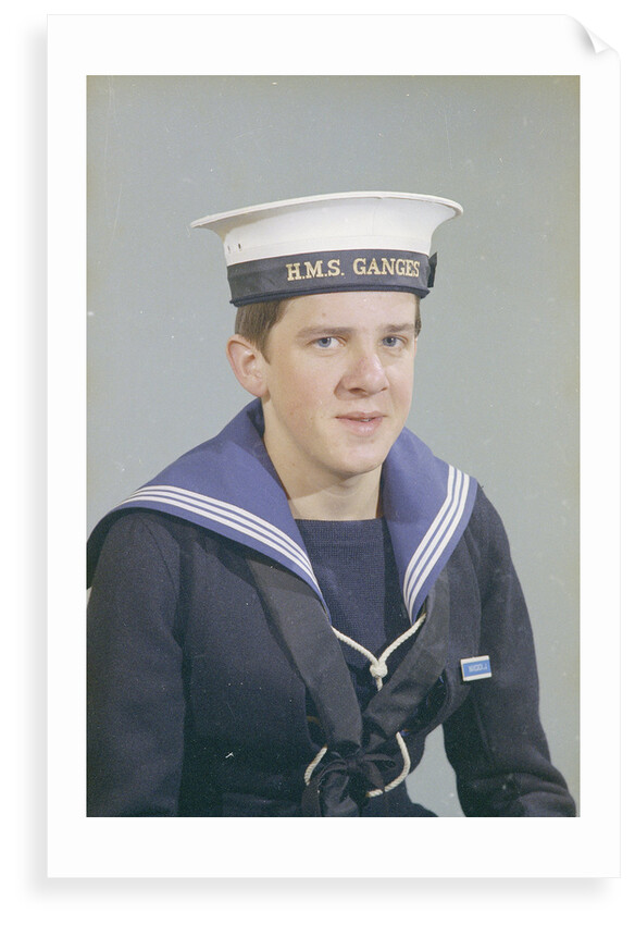 Portrait of John Hancock, HMS Ganges, 14th December 1975 by Reginald Arthur Fisk