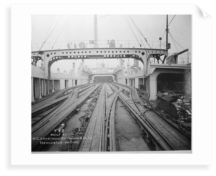 Train Ferry No. 2 (1917) Train deck without train by Unknown