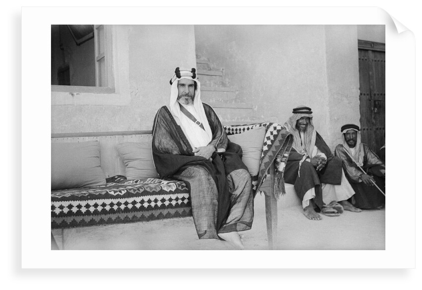 Sheikh Ali Al-Khalifa, Director of Public Security and governor of Kuwait City by Alan Villiers