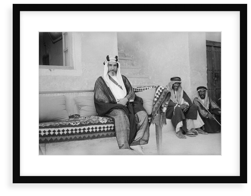 Sheikh Ali Al-Khalifa, Director of Public Security and governor of Kuwait City by Alan Villiers