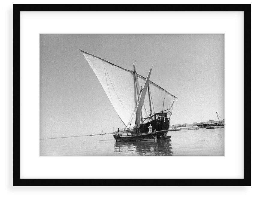 A boom off the coast of Kuwait by Alan Villiers