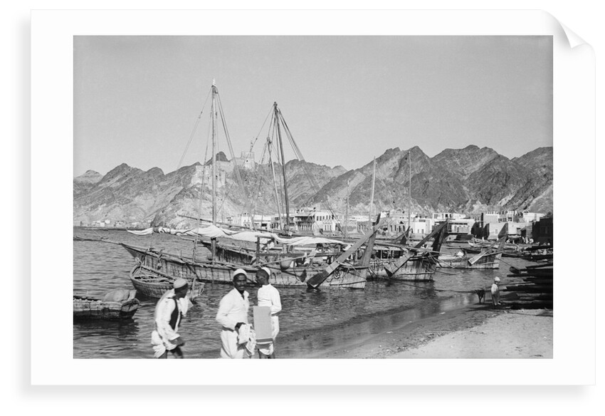 Badans at Mutrah by Alan Villiers