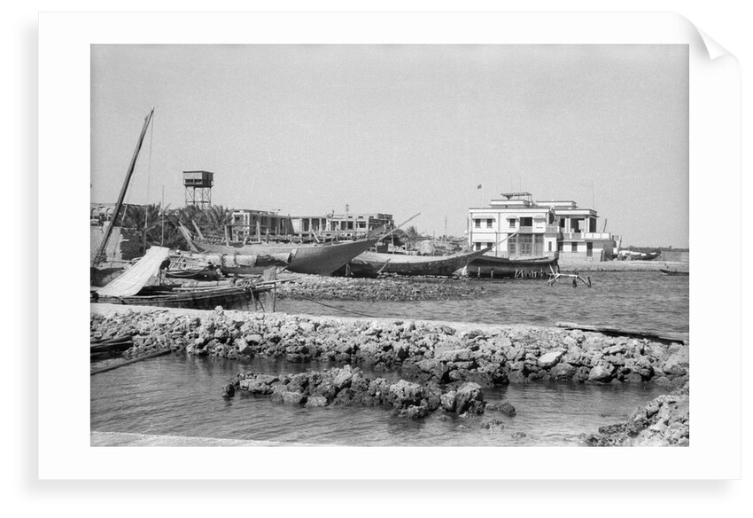 Manama waterfront by Alan Villiers
