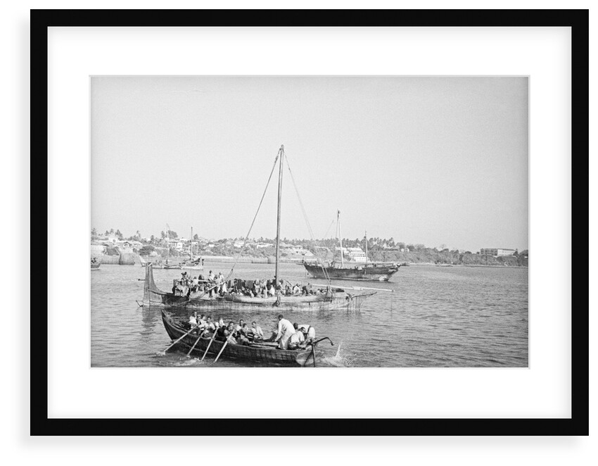 Typical Omani badan in Mombasa by Alan Villiers