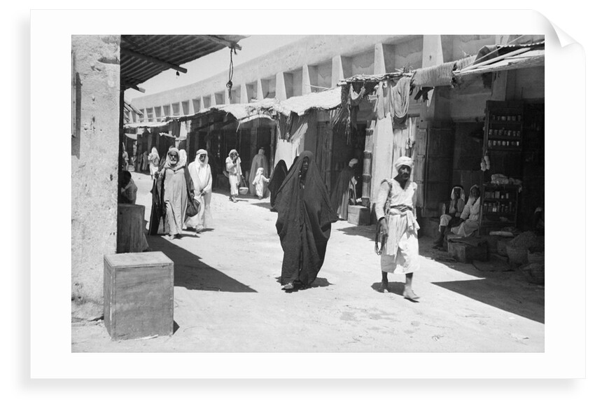 The bazaar or suq, Kuwait by Alan Villiers