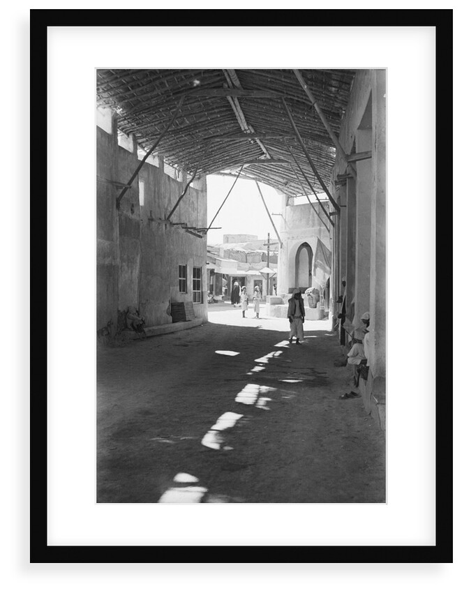 Covered suq, Kuwait by Alan Villiers