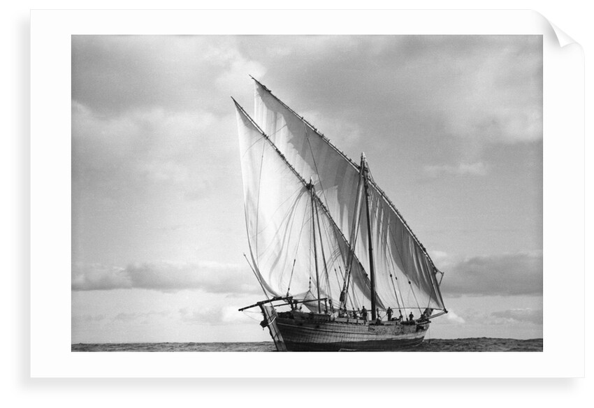 The 'Triumph of Righteousness' sailing high out of the water by Alan Villiers