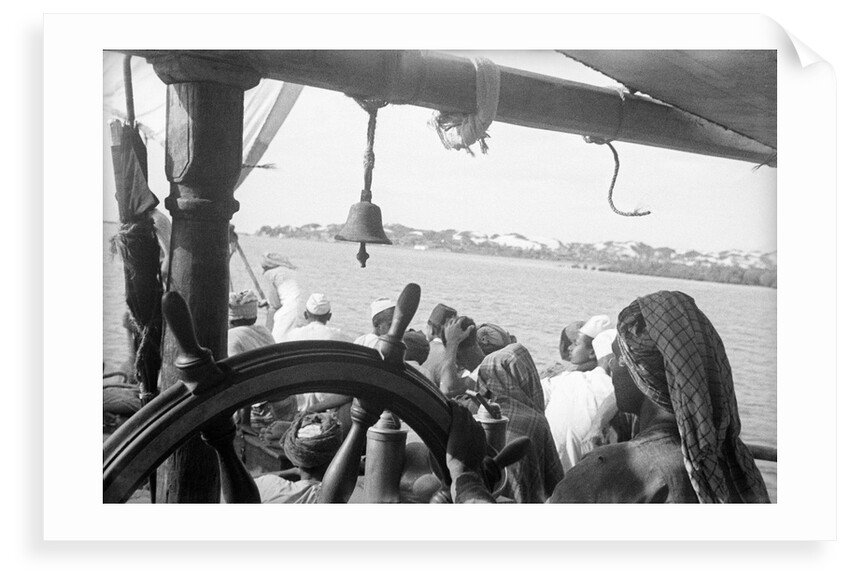 'Triumph of Righteousness' departing from Lamu by Alan Villiers