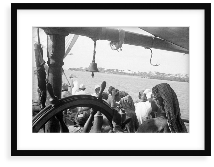 'Triumph of Righteousness' departing from Lamu by Alan Villiers