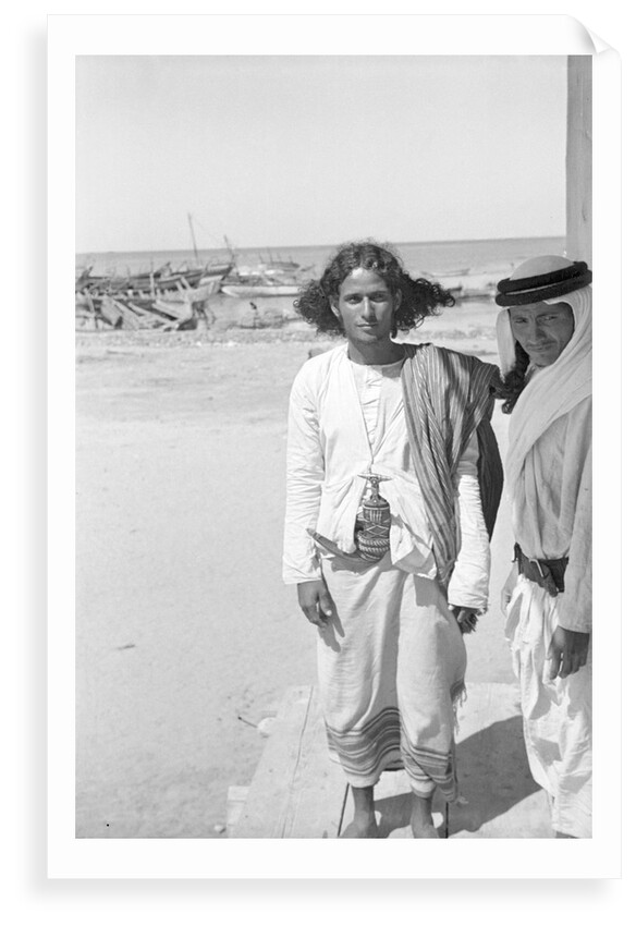 Portrait of a young Jizani man by Alan Villiers