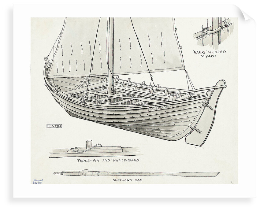 Shetland Sixern Sovereign by Peter F. Anson