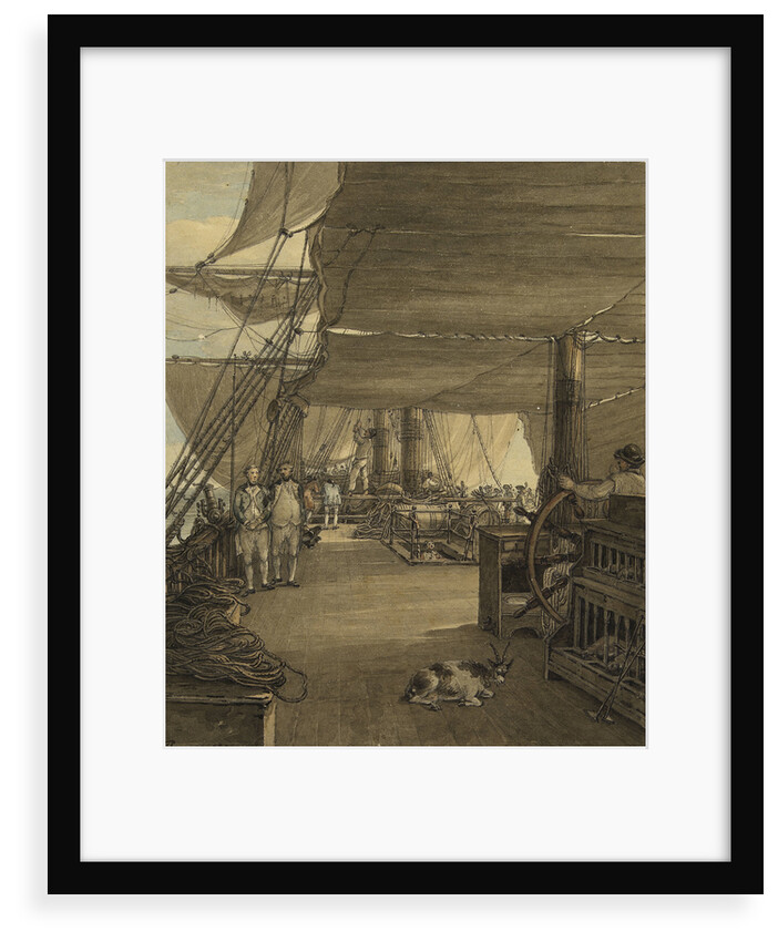 A scene on board HMS 'Deal Castle', Captain J. Cumming, in a voyage from the West Indies in the year 1775 by Thomas Hearne