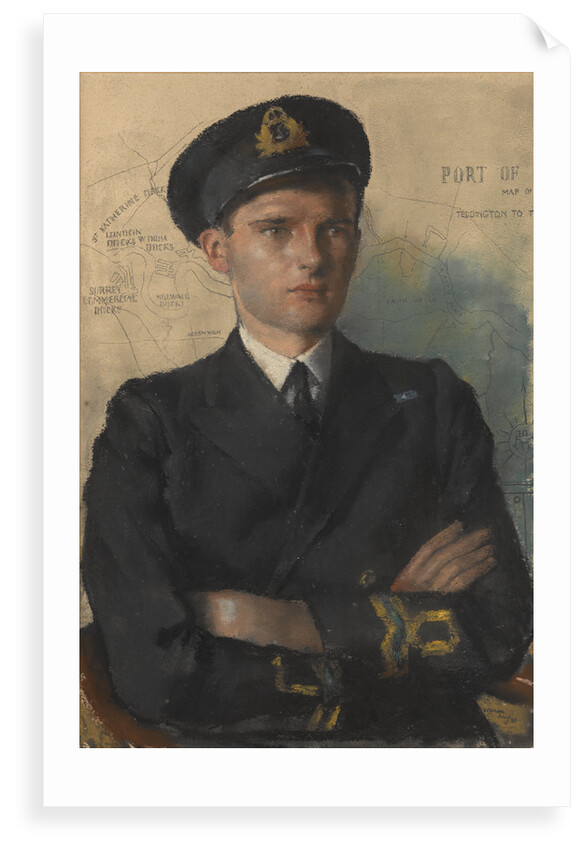 Lieutenant Peter Danckwerts, GC. RNVR by William Dring