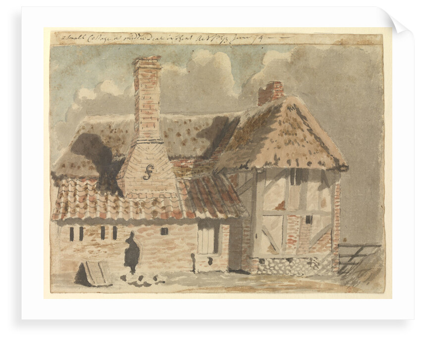 A small cottage at Middle Deal in Kent by Gabriel Bray